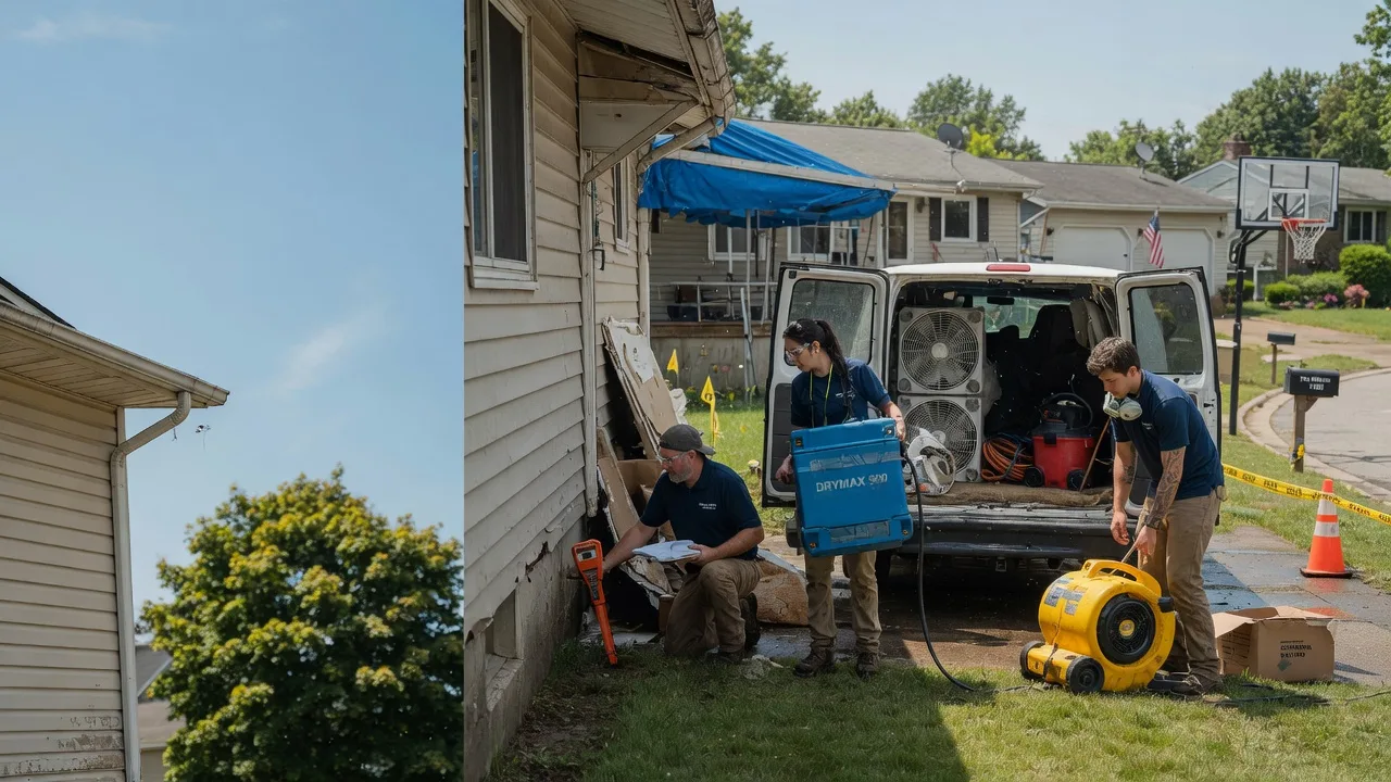 Ceiling Leak Cleanup in Roberts, WI near me